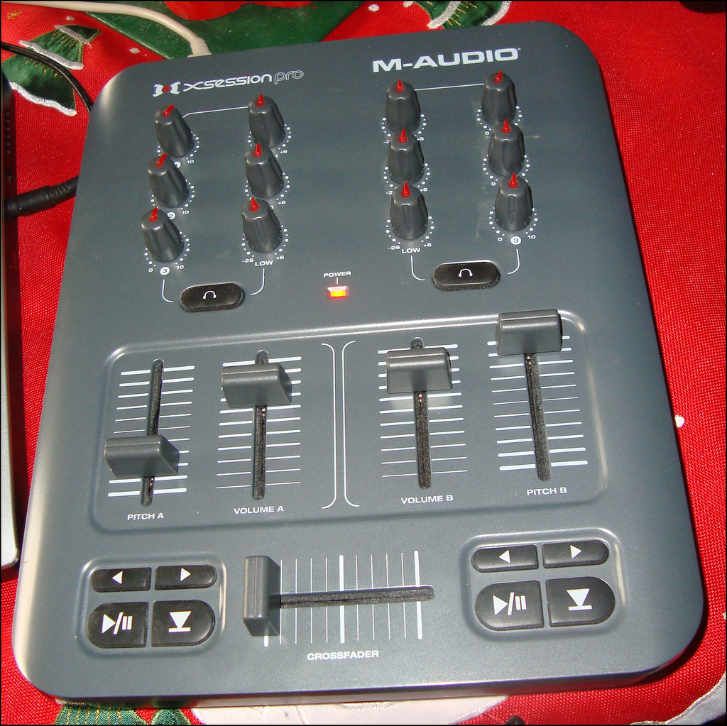 XSession by MAudio DJ mixer / midi controller David J Flickr