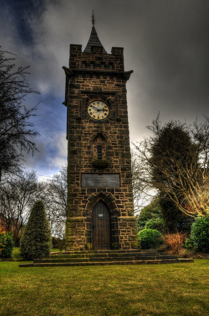 WHEELTON CLOCK TOWER , WHEELTON, NR CHORLEY, LANCASHIRE. Flickr