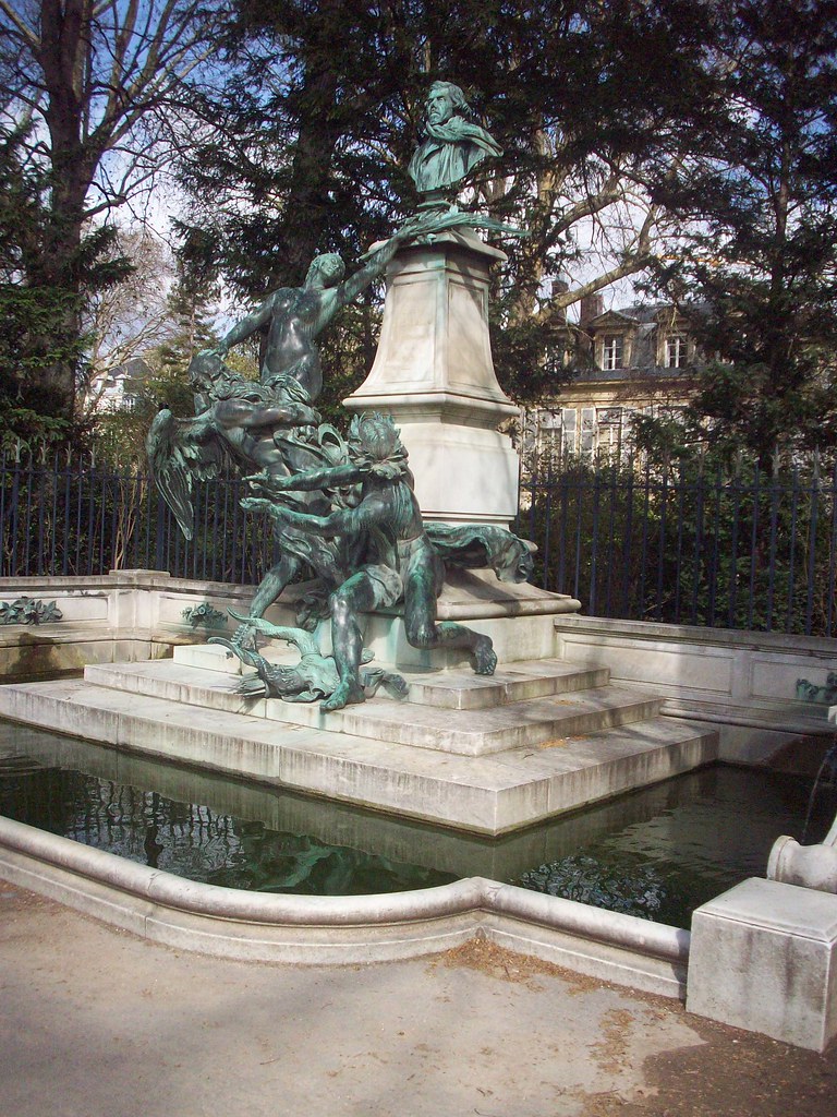Monument à Eugène Delacroix, jardin du Luxembourg, Paris. Flickr