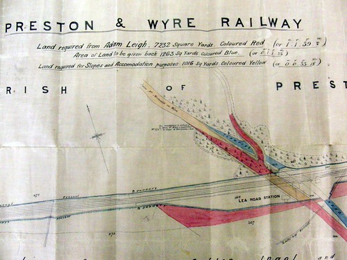 Lea Road Railway Station Plan 1864 left Extracts from plan… Flickr