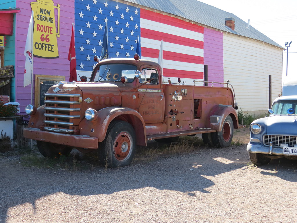 Old fire engine Seligman Fire Dept. No. 2 Route 66 Flickr