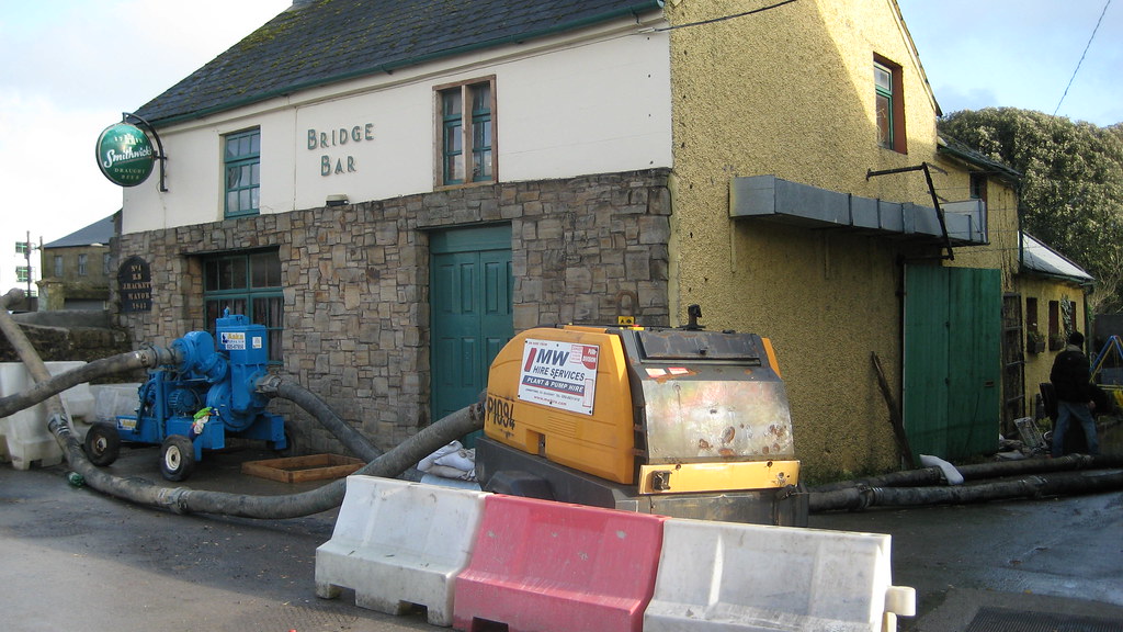 pumping out water at Old Bridge, Clonmel, County Tipperary… Flickr