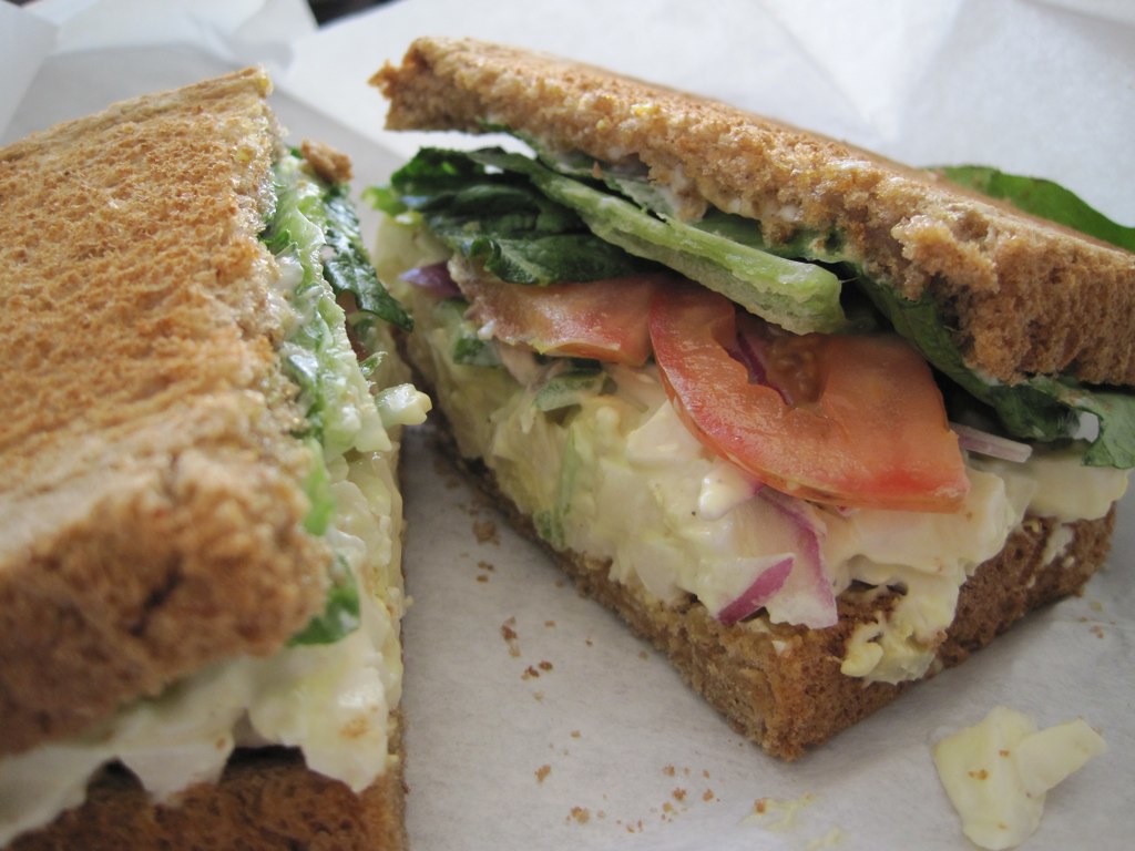 Egg Salad Sandwich JJ Sandwich Shop Raul Flickr