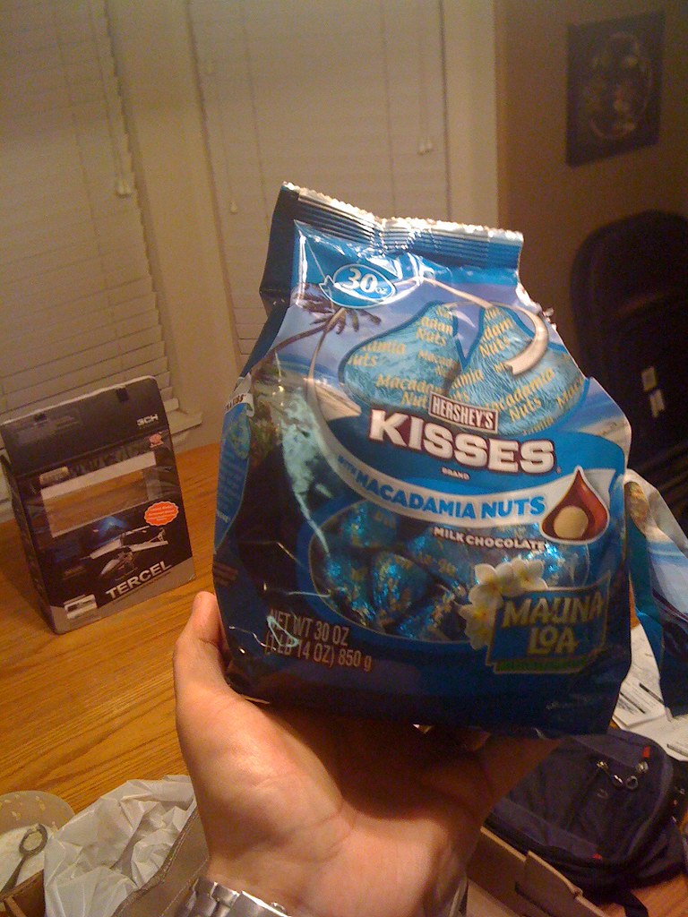 Macadamia nut Hershey's kisses, only available in Hawaii. … Flickr