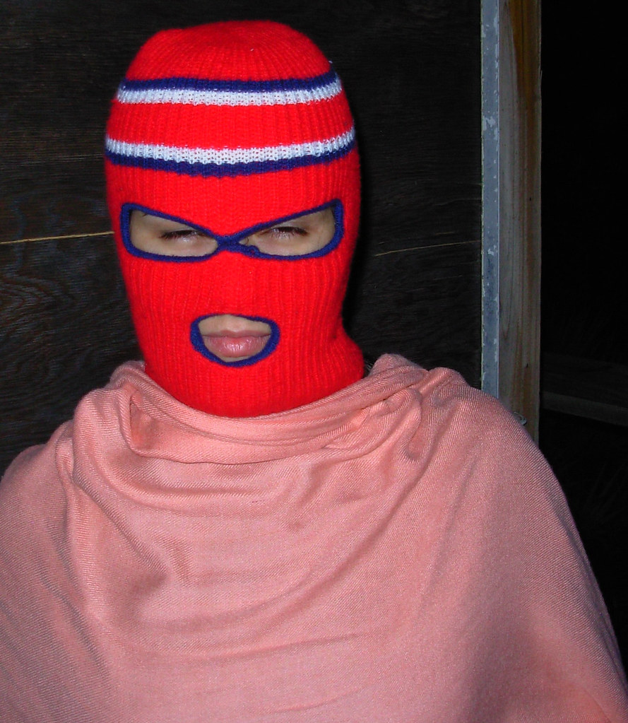Ski Mask ski mask and pink scarf Tyler Rigby Flickr