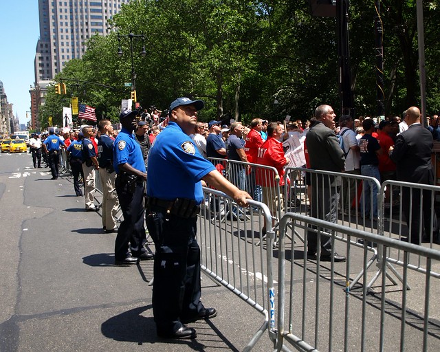 FDNY Firefighter Rally to Protest Firehouse Closings, Manhattan City