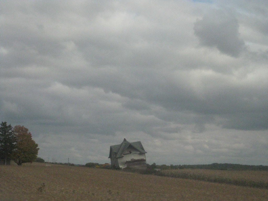 Leaning House of Wisconsin Off Interstate 94. RumAli Flickr