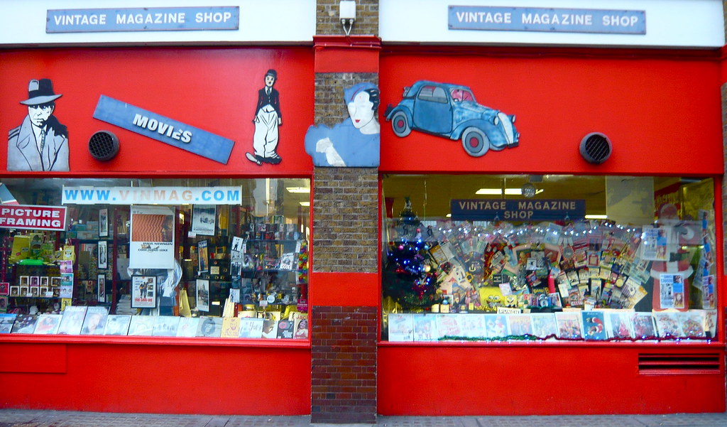 Shops Vintage Magazine shop, Soho Herry Lawford Flickr