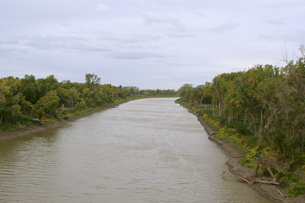 Red River at St. Vincent, Minnesota/Pembina, North Dakota a photo on