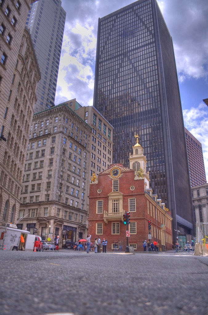 Downtown Boston Streets Old State House in Boston Massachu… Flickr