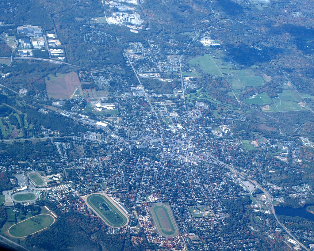 Aerial View of Saratoga Springs, New York jag9889 Flickr