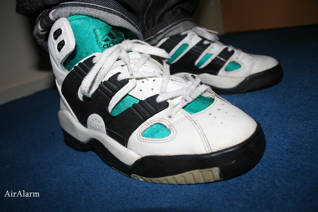 Adidas Equipment Very old shoe with sock system in it AirAlarm Flickr
