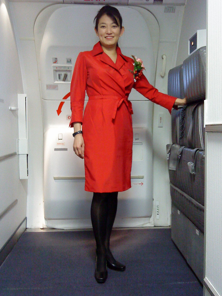 Delta Air flight attendant uniform a photo on Flickriver