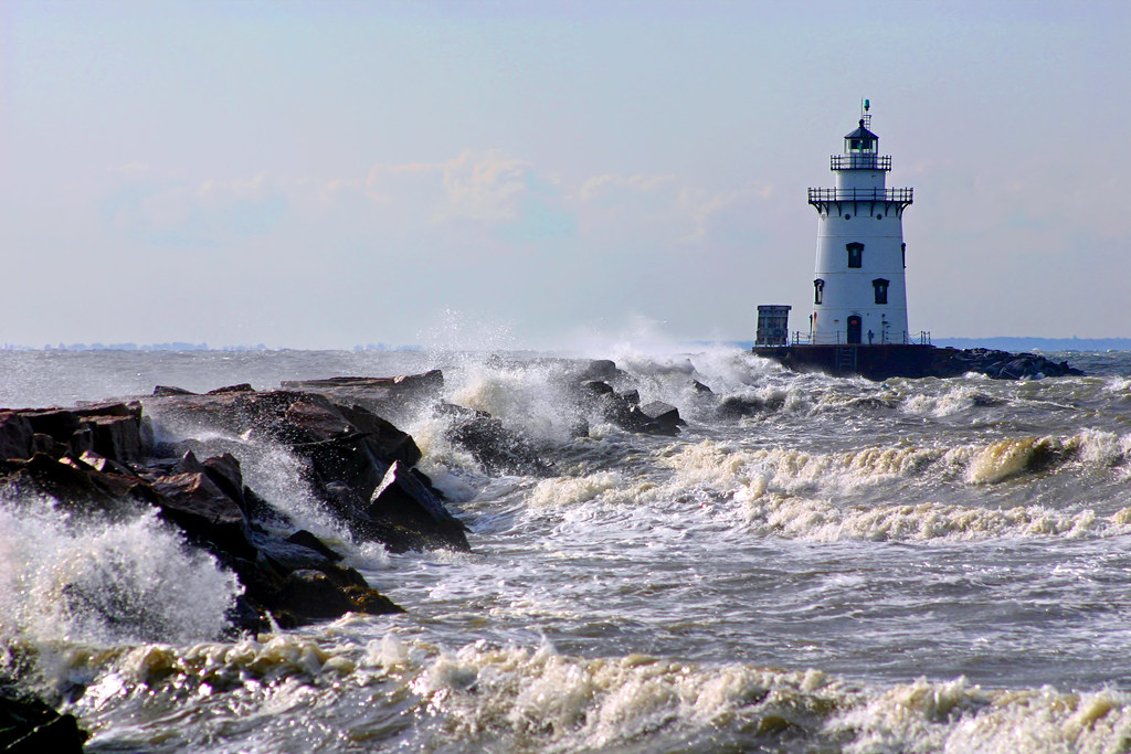 Saybrook Breakwater Lighthouse, Connecticut Saybrook Break… Flickr