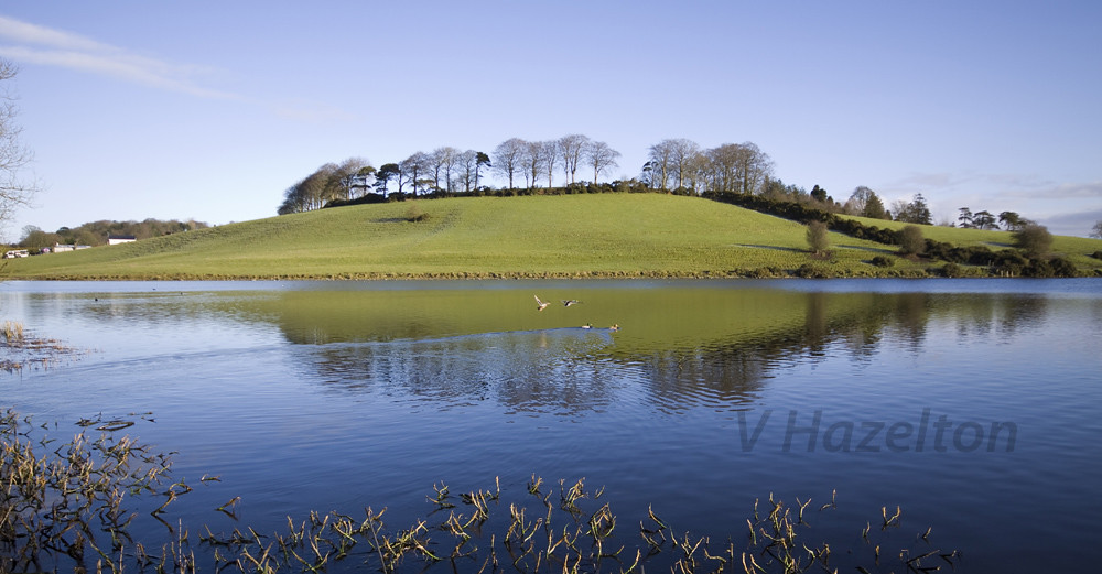 Blue Sky, Black Lough Victor Hazelton Flickr