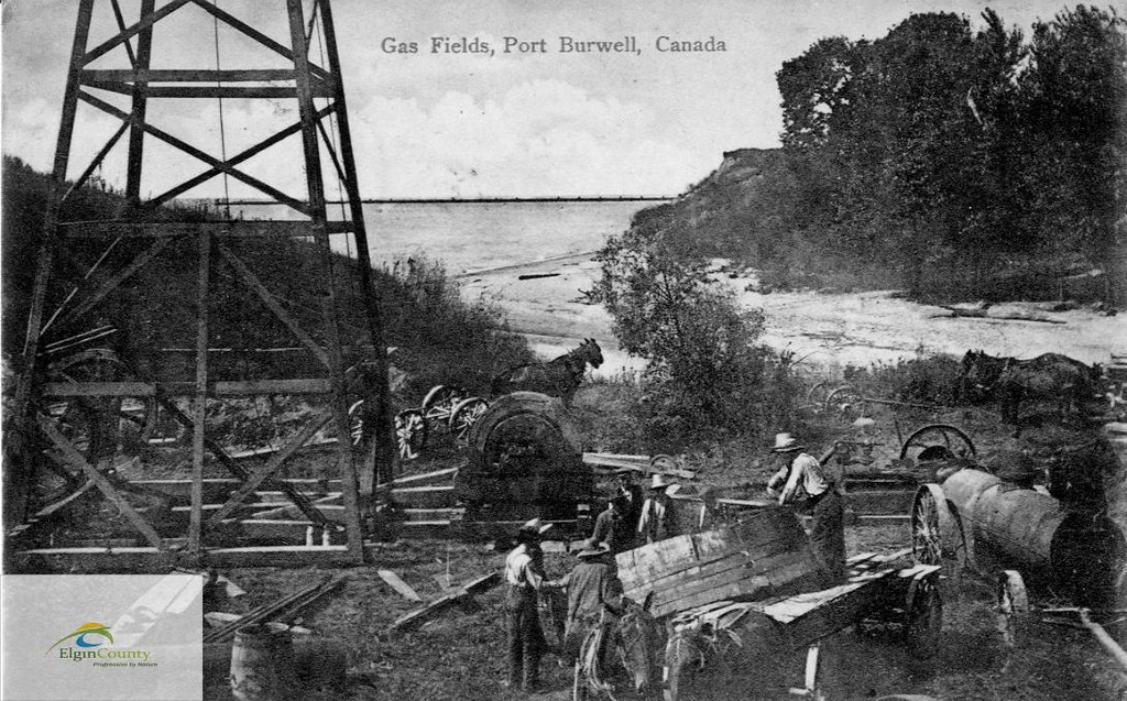 Gas fields, Port Burwell, circa 1913 Title Gas fields, Po… Flickr