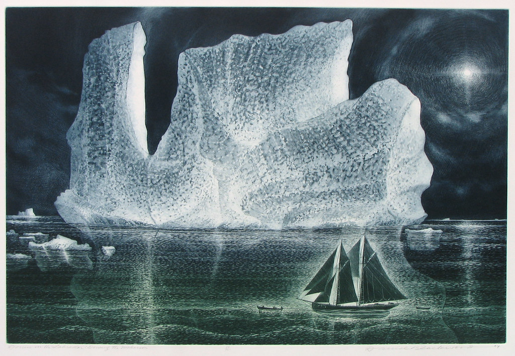 Down on the Labrador Towing the Nickerson david blackwood Flickr