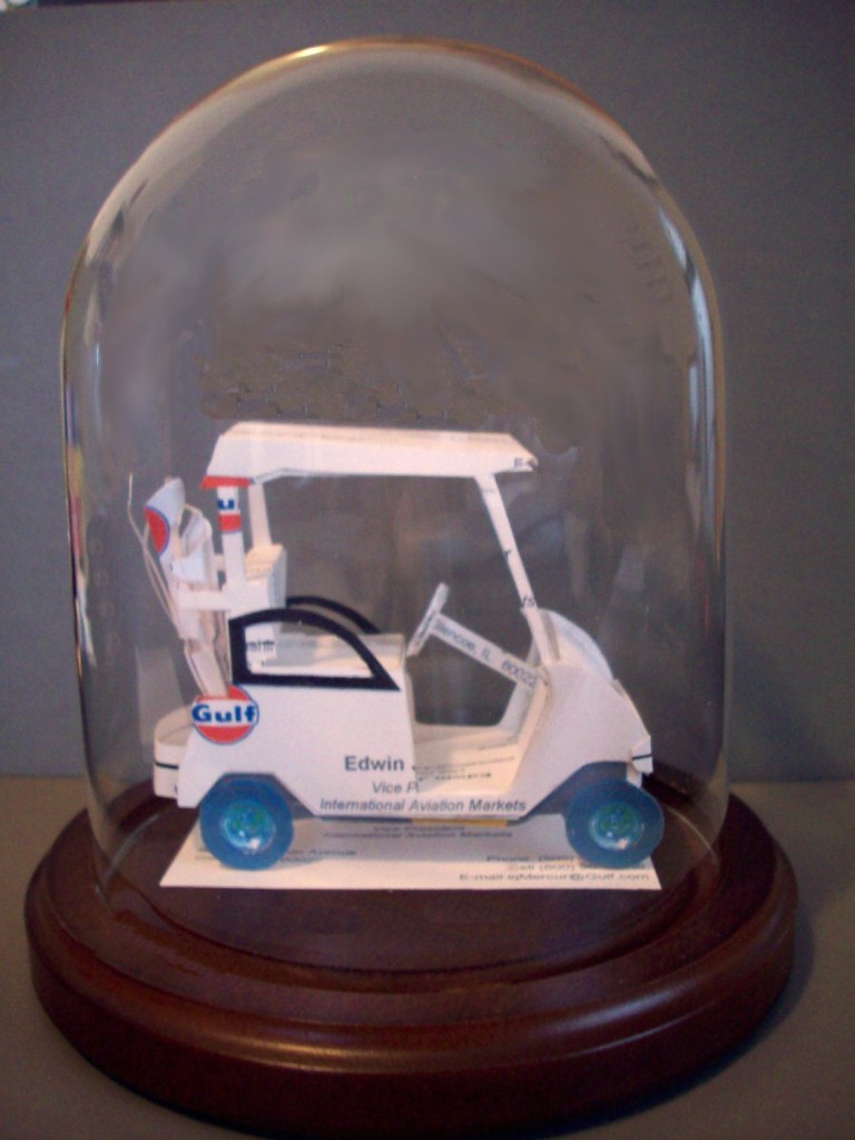Custom Golf Cart Business Card Sculpture Made in the USA Flickr