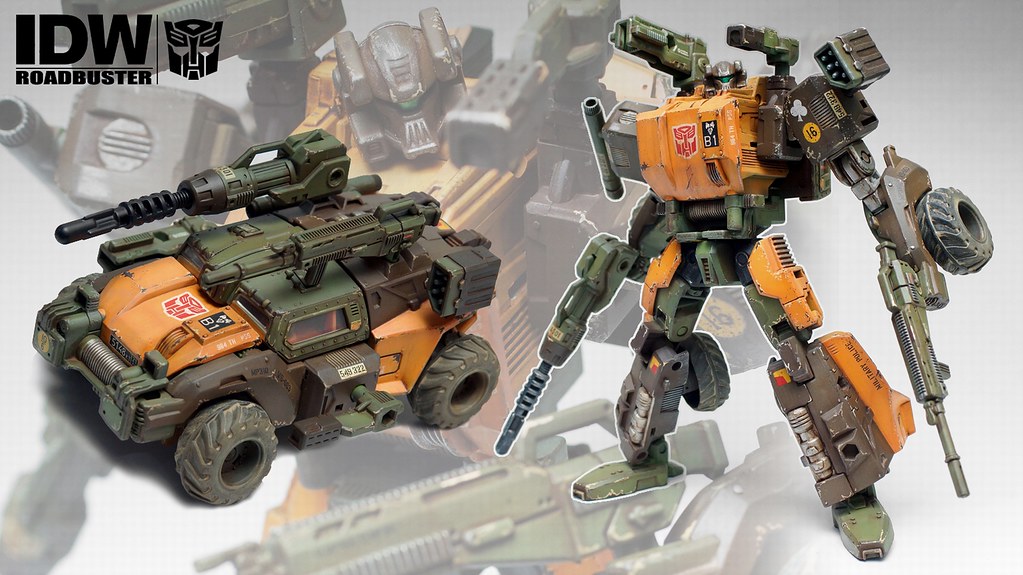 TF IDW Roadbuster repaint by 設計是空_01 Flickr