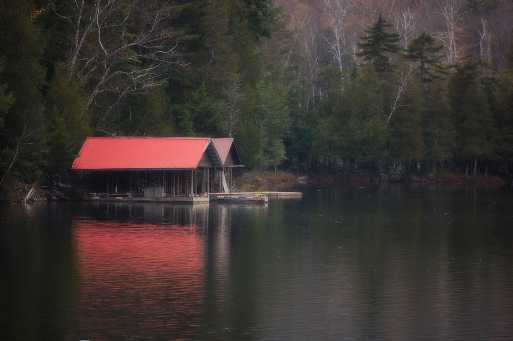 Boathouse 1 Blue Mountain Lake, NY View On Black Flickr
