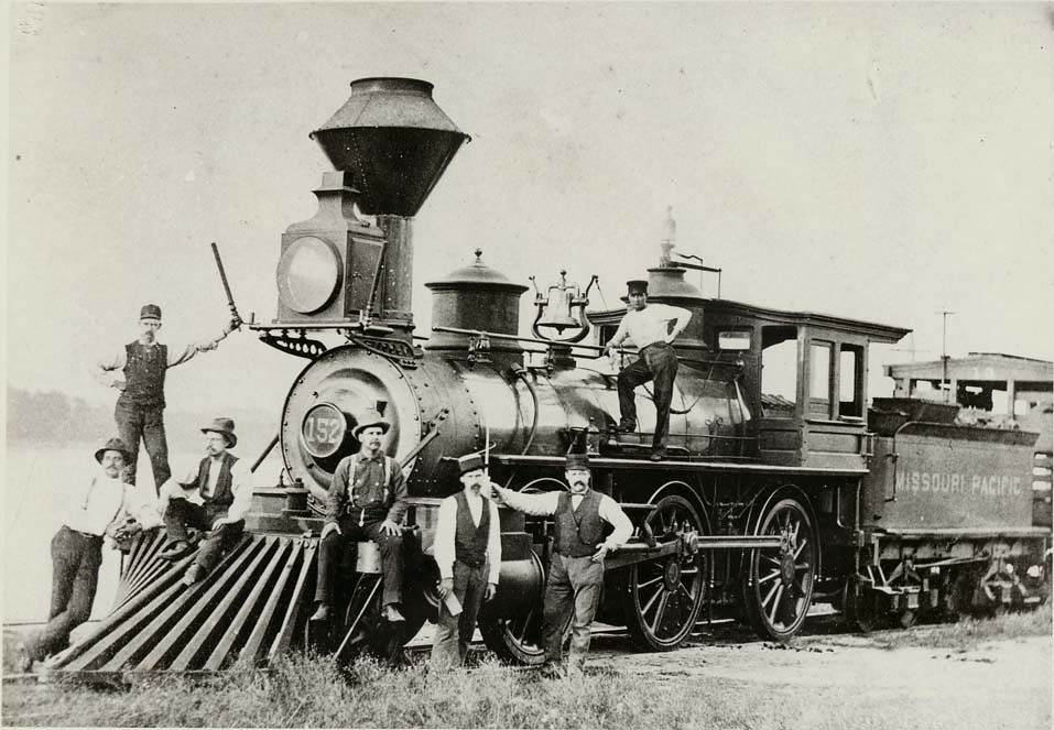 Missouri Pacific Railroad in Hermann, Missour, 1877 a