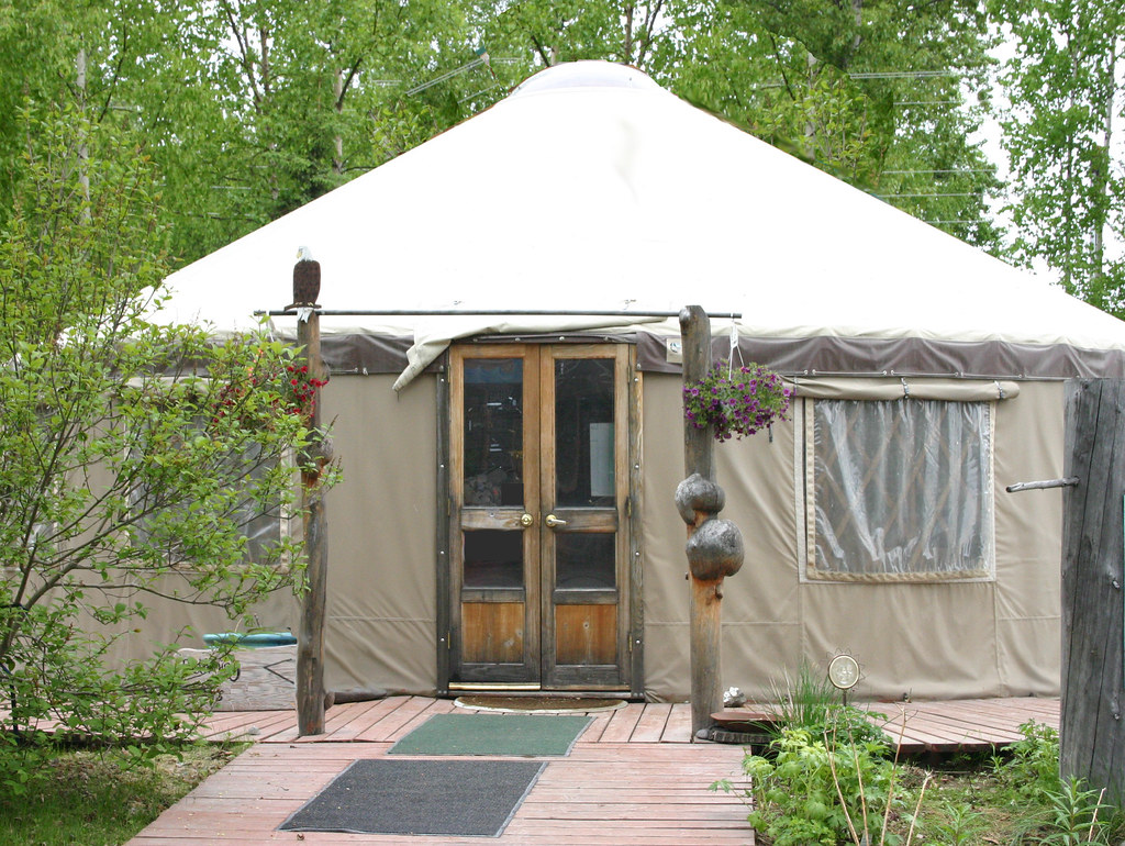 Alaskan Yurt in Talkeetna John Hagstrom Flickr