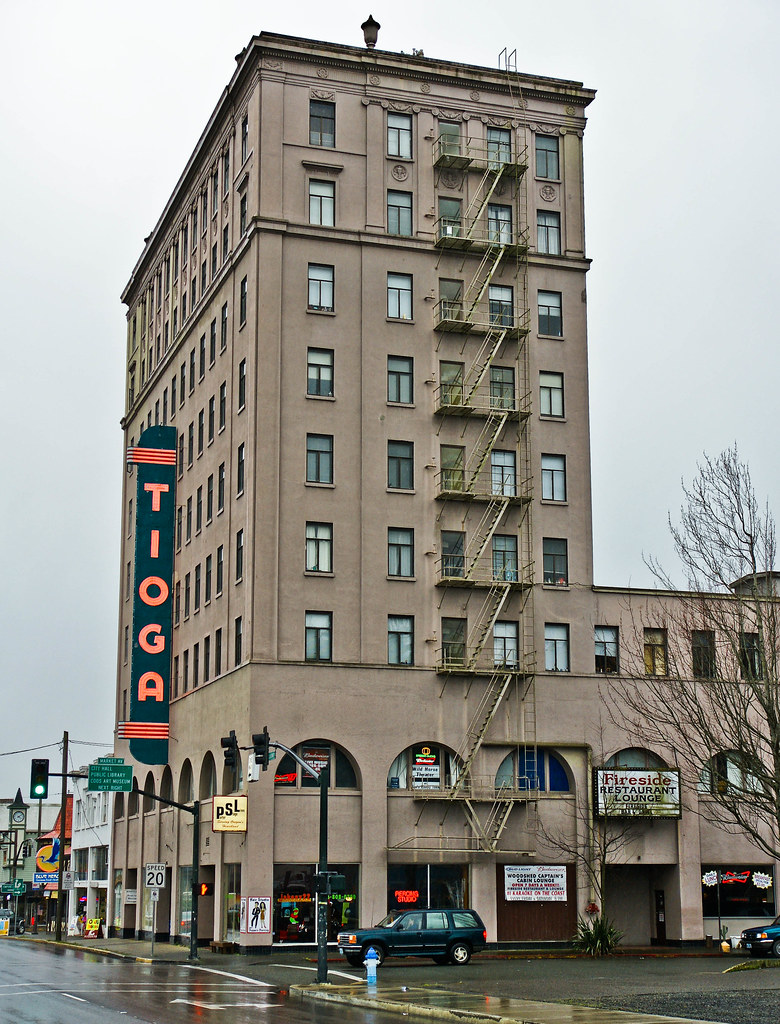 Old Tioga Hotel, Coos Bay, Oregon DSC03113 Became NRHP … Flickr
