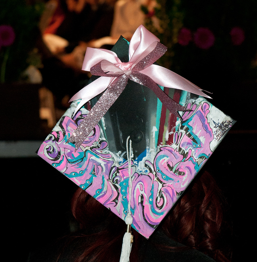 FIDM 2011 Graduation Decorated Mortar Boards Staples C… Flickr