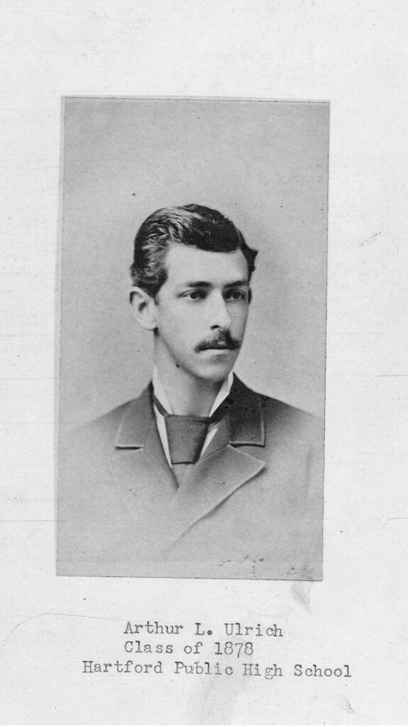 Arthur L. Ulrich A high school yearbook portrait of Arthur… Flickr