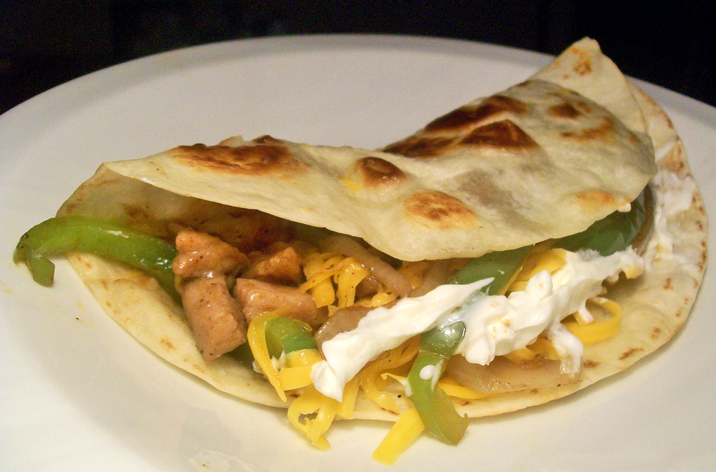Chicken Fajita I marinated boneless skinless chicken thigh… Flickr