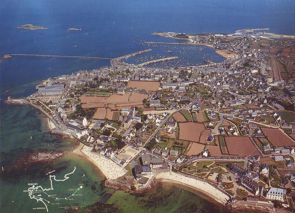 Roscoff Vue aérienne du port Roscoff Quotidien Pierre CUZON Flickr