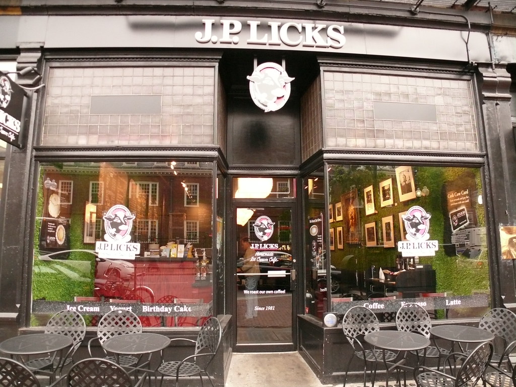 J. P. Licks ice cream café on Mass ave across from Wiggs d… Flickr