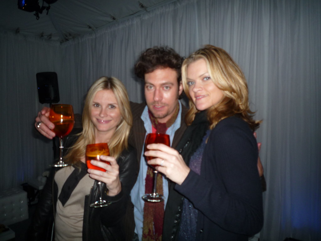 Zach, Missi Pyle and friend Mike Senese Flickr