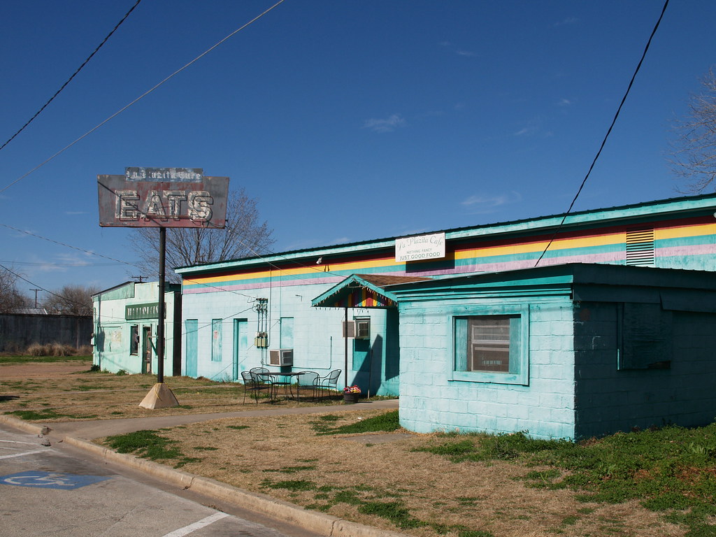 Cuero Texas Old small town restaurant sign 2010 Buildings … Flickr