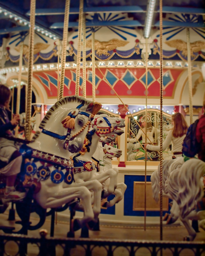 Fantasyland Carousel at night [Winner of a Second Chance C… Flickr