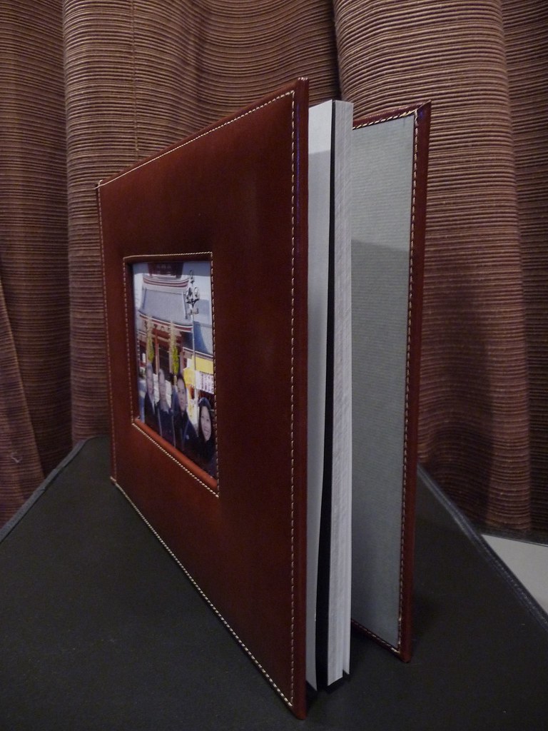 MyPublisher Leather Photo Book Review Leather diecut cove… Flickr