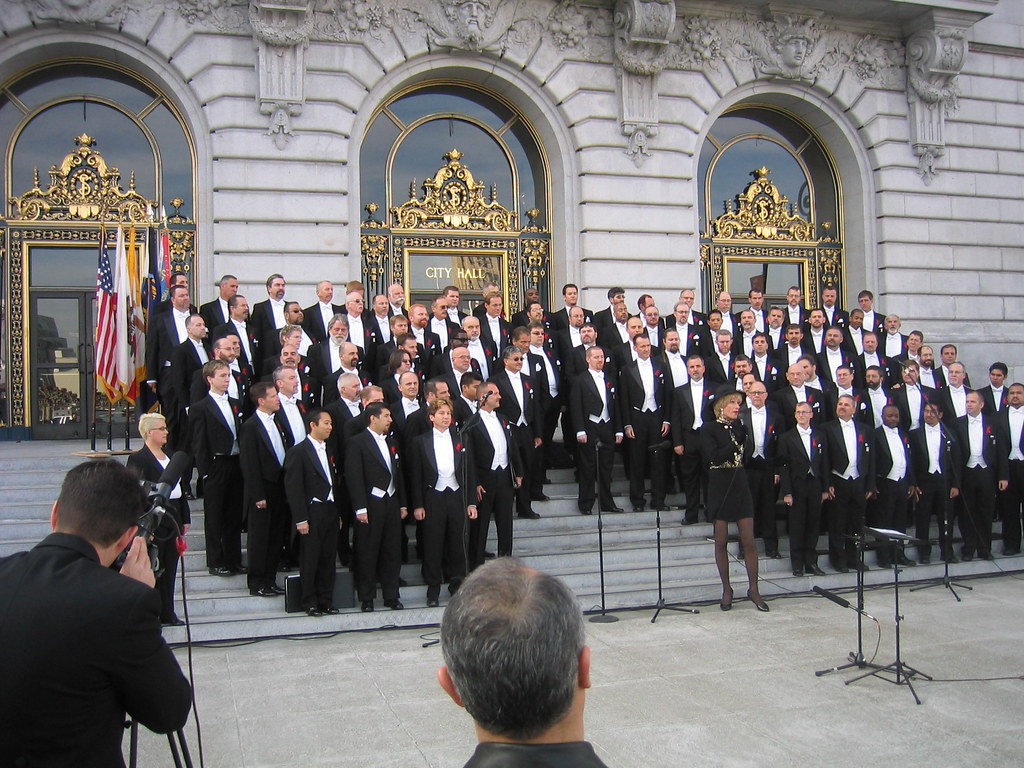 SF Gay Chorus at City Hall (27) Mr Flikker Flickr