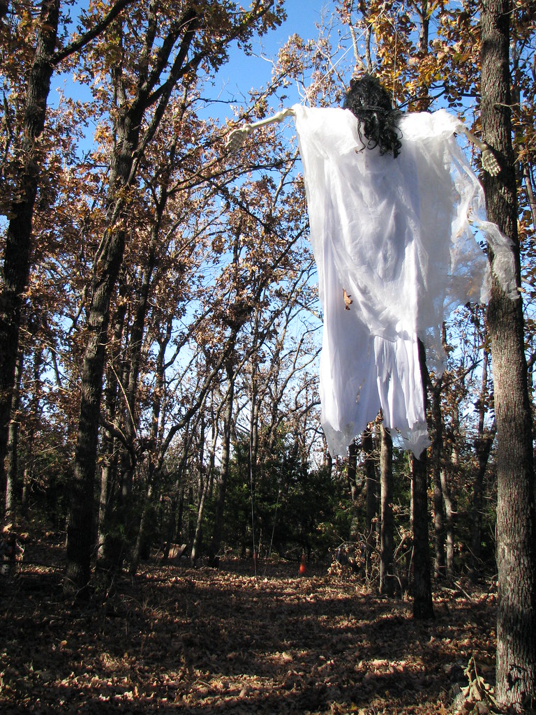 Flying Ghost This was set up on a pulley system and flew d… Flickr