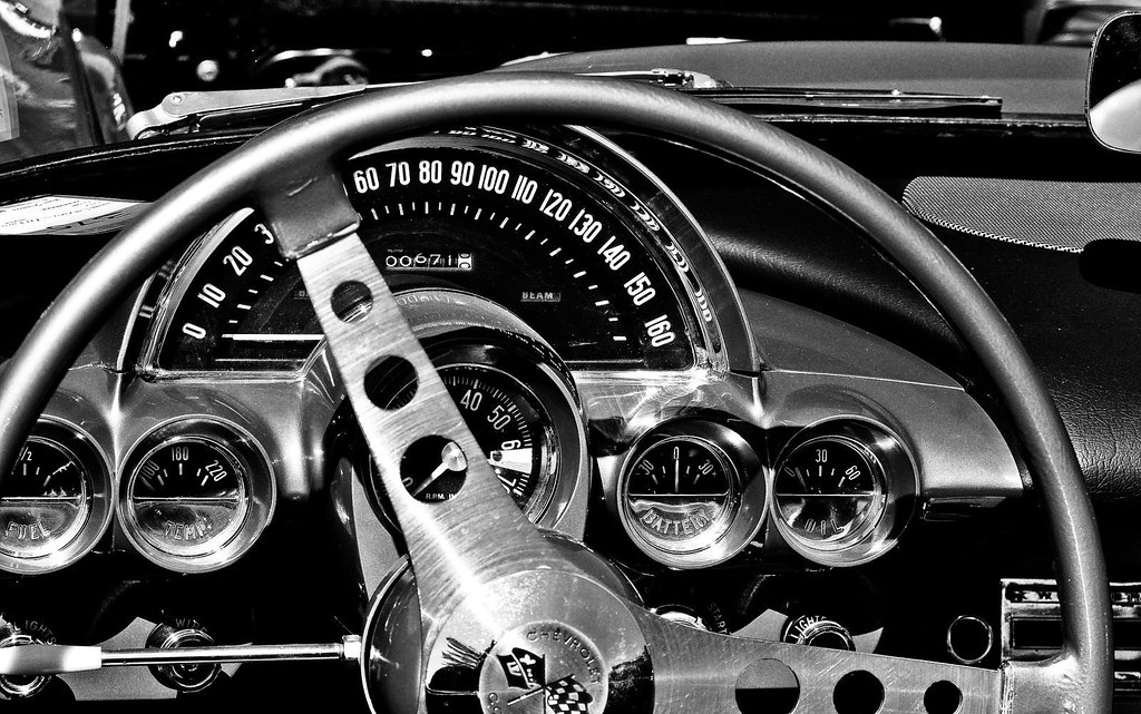 Vintage Corvette Taken at a car show in Madrid, Iowa in 20