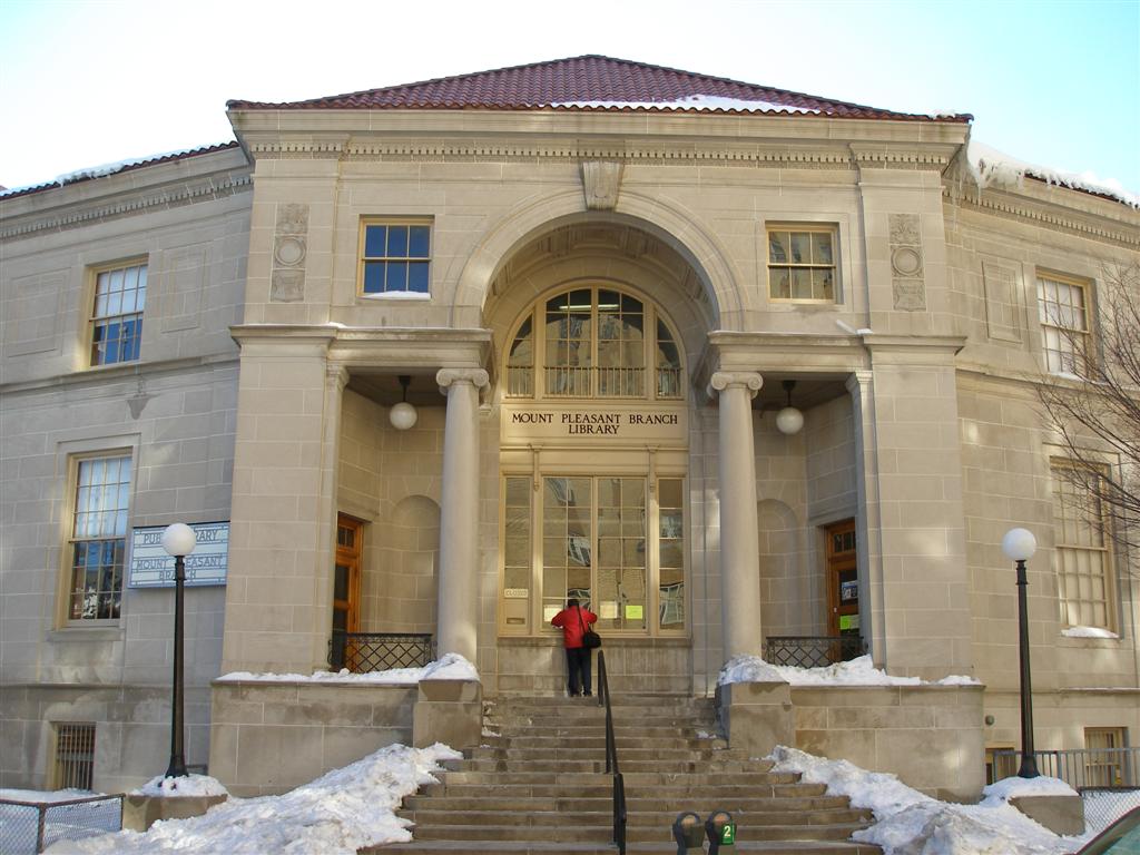 Mount Pleasant library Carnegie funded, one of 4 in DC. Flickr