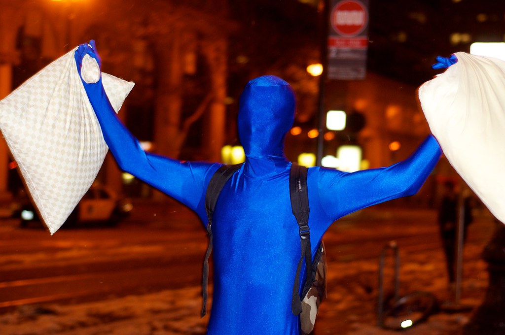Valentine's Day Pillow fight in San Francisco 2010 Flickr