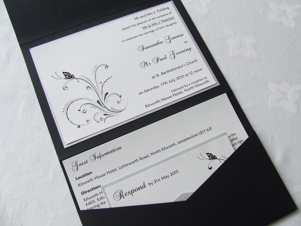 New Jersey Pocketfold Invitation Inside of our New Jersey … Flickr