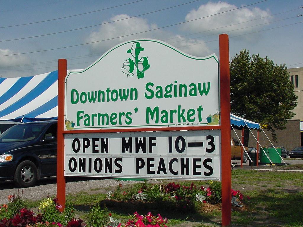 Saginaw Farmers' Market Photo provided by Saginaw Future. Flickr