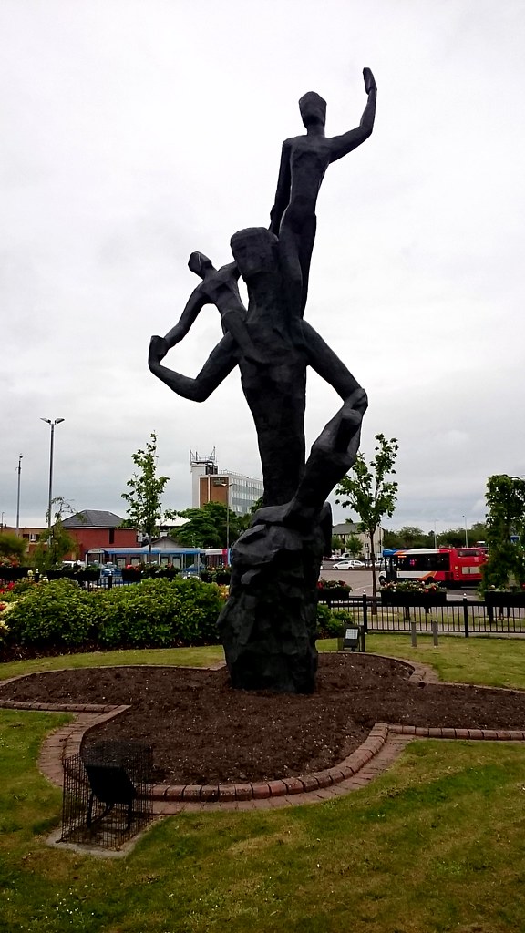Sculpture in Glenrothes in Fife Scotland It's a condition … Flickr