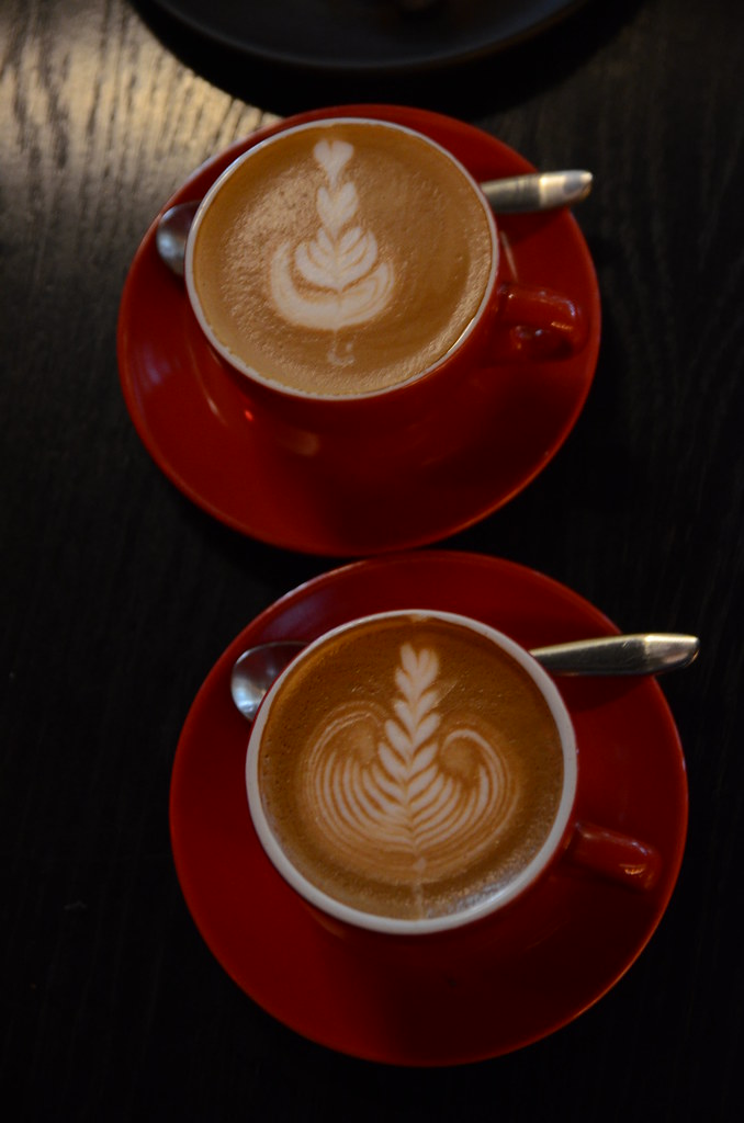 Flat white coffees Sokyo, Sydney D7000 Alpha Flickr