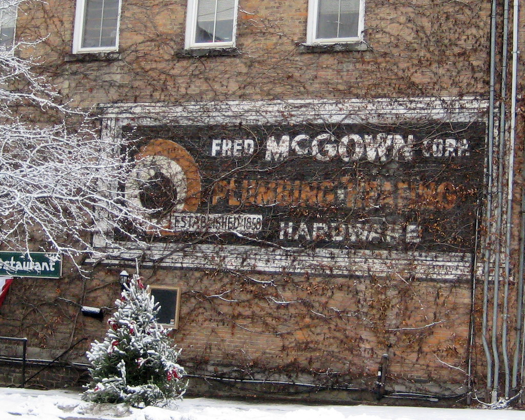 McGown Plumbing Ghost Sign Cooperstown, NY, December 28… Flickr