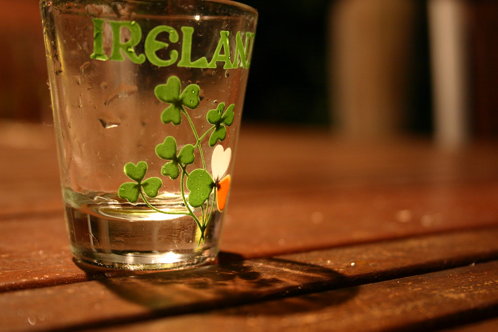 Ireland Shot Glass Alisa's Ireland shot glass (actually fr… Flickr