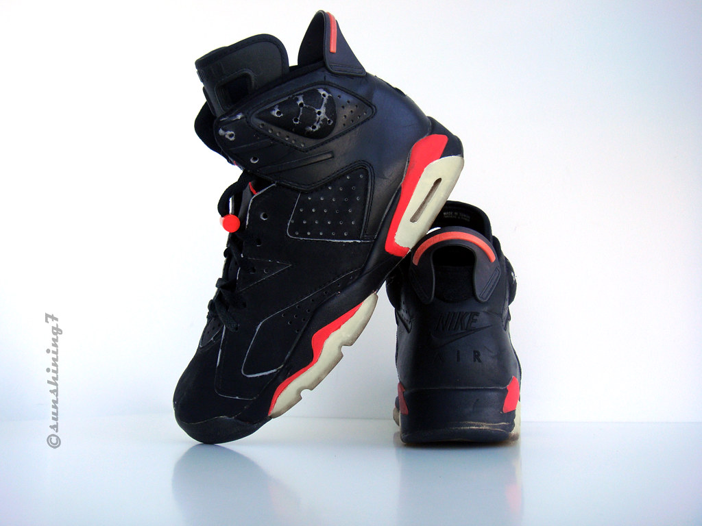 Sunshining7 Nike Air Jordan VI 1991 OG Black Infrared a photo