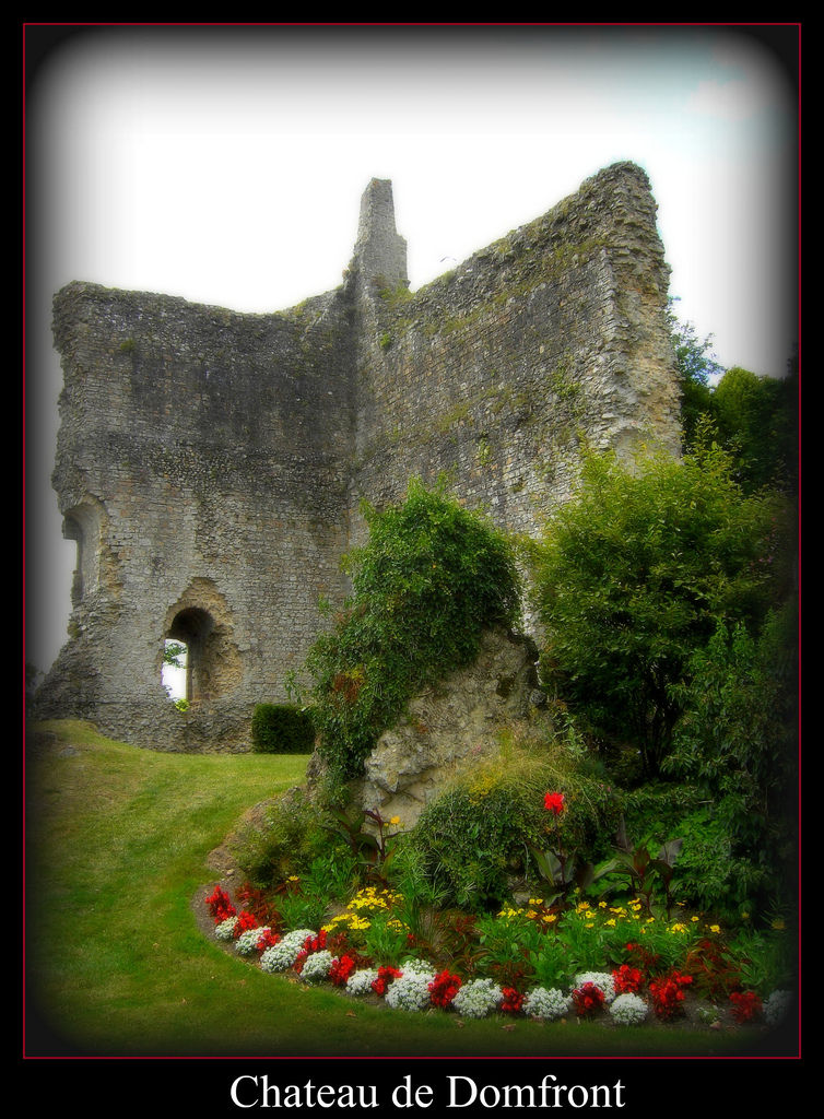 Domfront castle ruins, Normandy, France View On Black The … Flickr