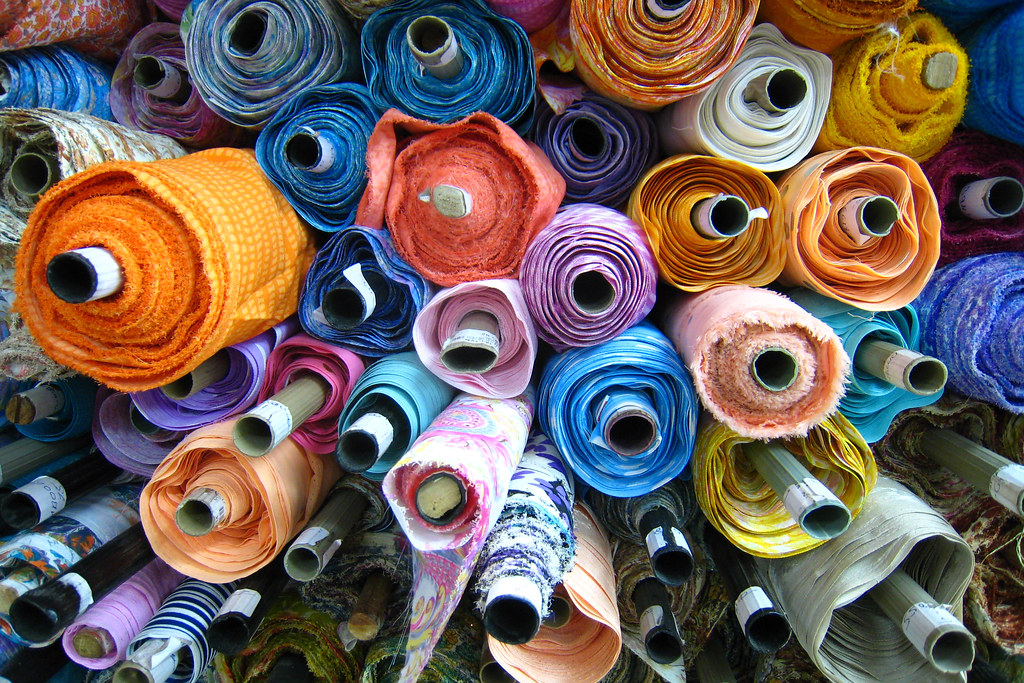 Fabric Shopping for fabric in Trivandrum. Elton Lin Flickr